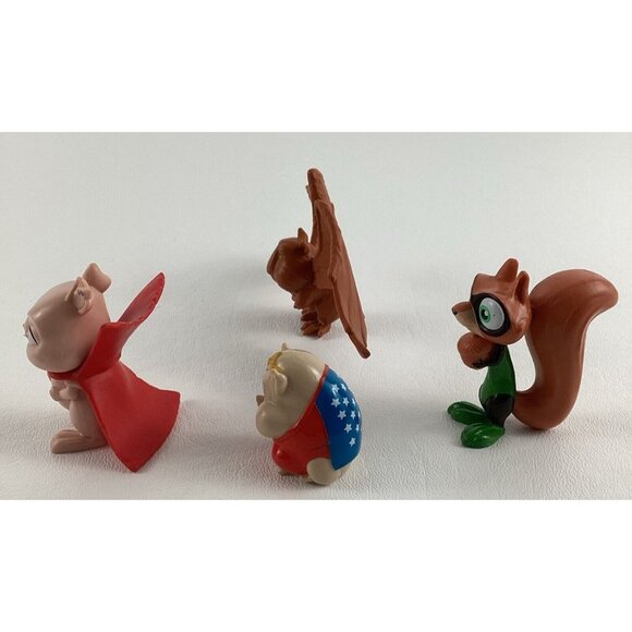 DC League Of Super Pets Collectible Figures Lulu Guinea Pig Chip PB Pigasus Lot - Picture 3 of 6